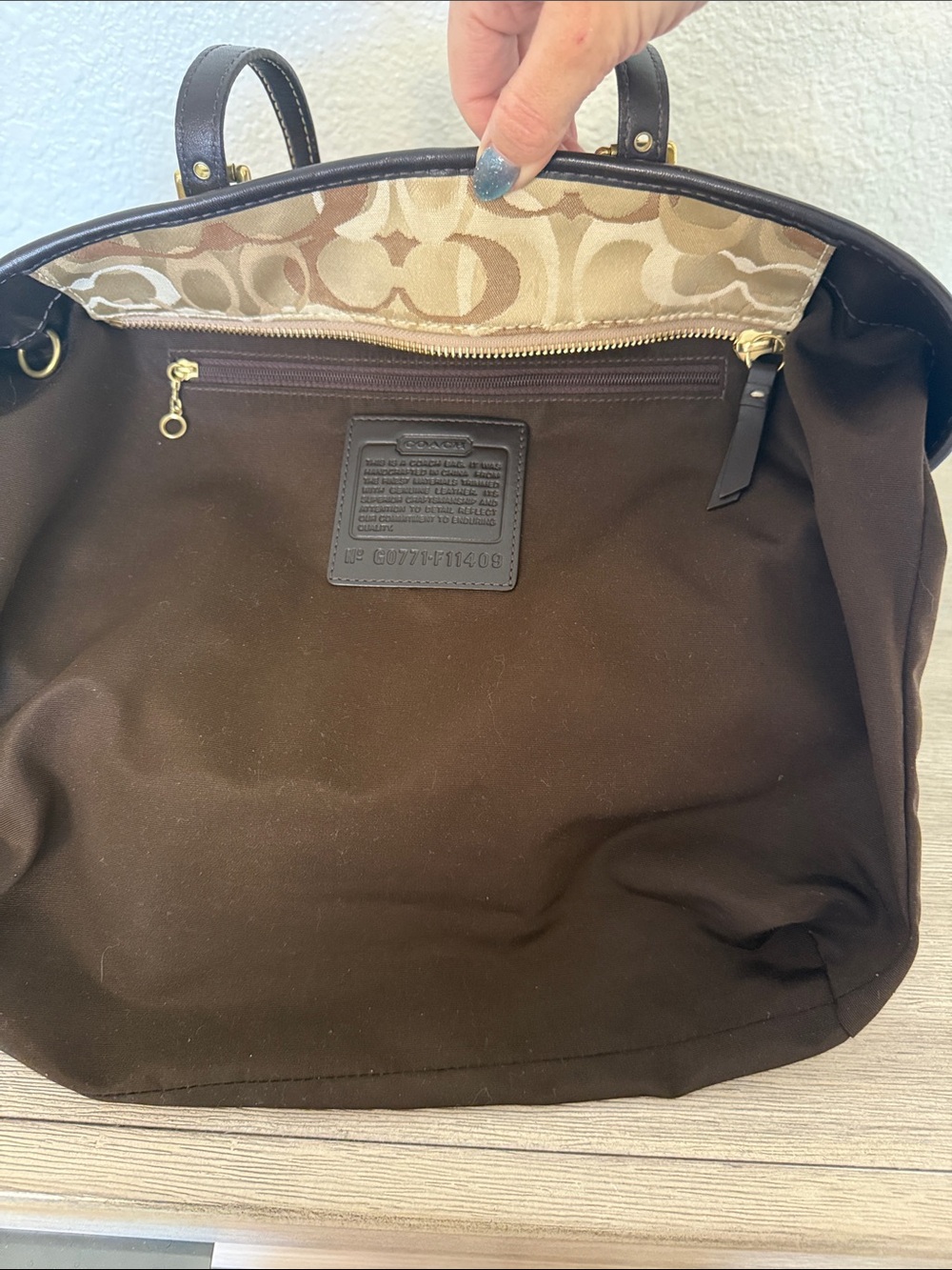 Coach Holliday Hampton Patchwork Tote Vintage 2007 - Picture 8 of 9